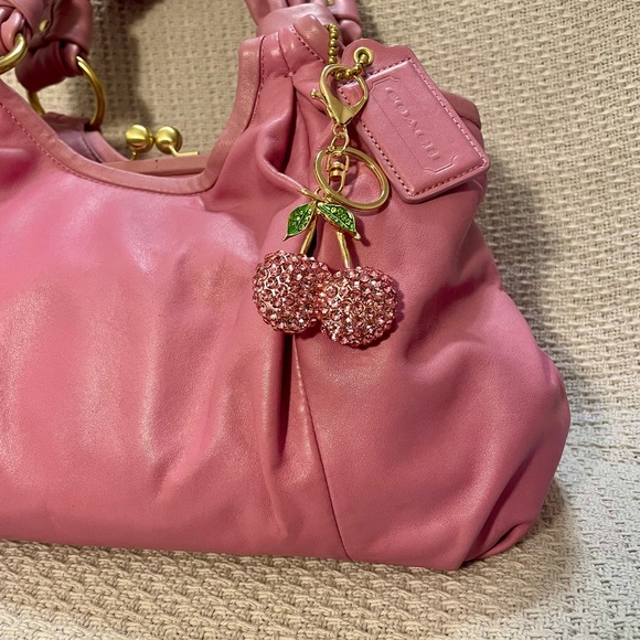Pink Coach Leather Handbag - Picture 2 of 7